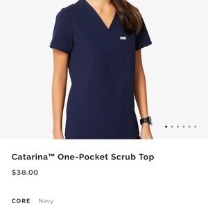 Figs Catarina one pocket scrub top